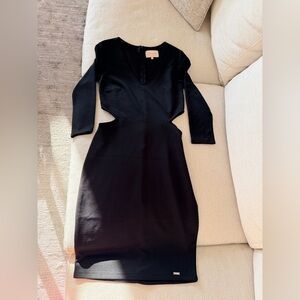 Chic Black Long Sleeve Dress